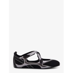 Floor 01 mesh and leather Ballerinas Flat