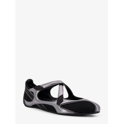 Floor 01 mesh and leather Ballerinas Flat