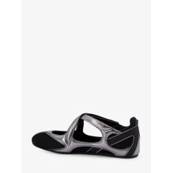 Floor 01 mesh and leather Ballerinas Flat
