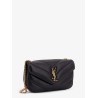 Loulou Mini leather shoulder bag with Chevron stitchings