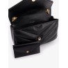 Loulou Mini leather shoulder bag with Chevron stitchings
