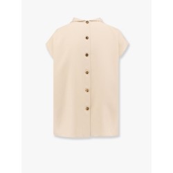 Janice silk shirt with buttons on the back