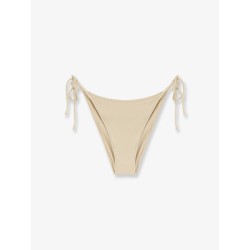 Virgo Shiny Bikini Slip with Logo detail
