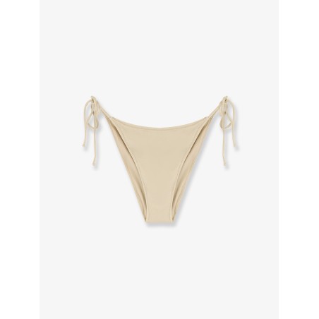 Virgo Shiny Bikini Slip with Logo detail