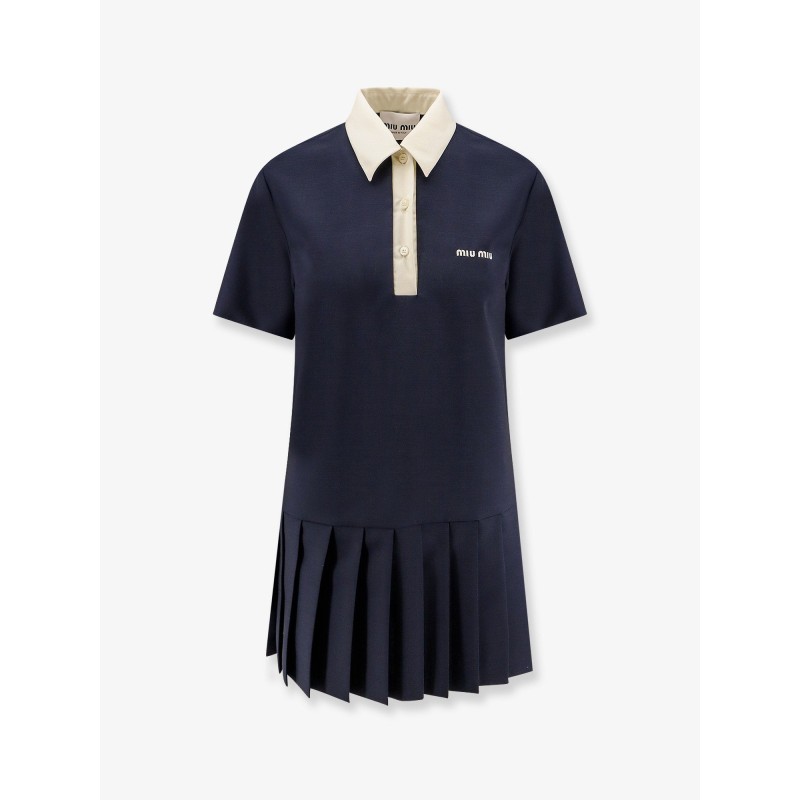 Mohair and virgin wool short dress