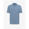 L-Perry cotton and silk polo shirt