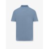 L-Perry cotton and silk polo shirt