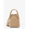 Micro Bale leather bucket bag