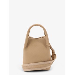 Micro Bale leather bucket bag