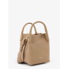 Micro Bale leather bucket bag
