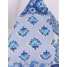Leah nylon bikini top with radical patch print