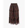 Diya biologic cotton skirt with all-over print