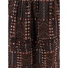 Diya biologic cotton skirt with all-over print