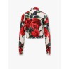 Cotton shirt with floral print