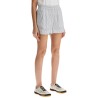 'striped silk shorts in a
