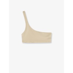 Celestine Shiny one-shoulder bikini top