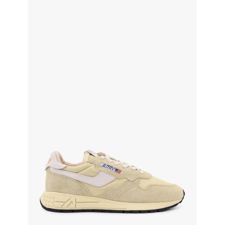 Reelwind low leather and nylon sneakers