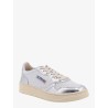 Leather sneakers with laminated profiles