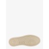 Leather sneakers with laminated profiles