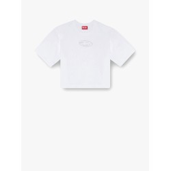 Cotton t-shirt with frontal oval-d logo