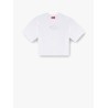 Cotton t-shirt with frontal oval-d logo