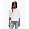 Cotton t-shirt with frontal oval-d logo