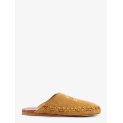 Triomphe Mule 05 suede and leather sandals