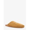 Triomphe Mule 05 suede and leather sandals