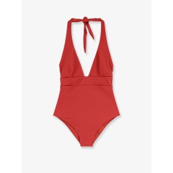 Marylin 18 one-piece swimsuit with Logo tag