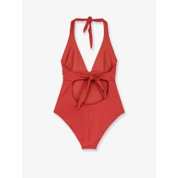 Marylin 18 one-piece swimsuit with Logo tag