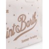 Vanity canvas handbag with rhinestones