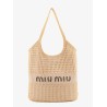 Viscose Ivy shoulder bag with rafia effect