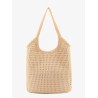 Viscose Ivy shoulder bag with rafia effect