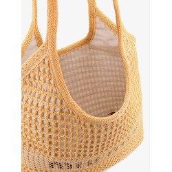 Viscose Ivy shoulder bag with rafia effect