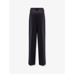 Certified wool trousers with wide leg