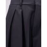 Certified wool trousers with wide leg
