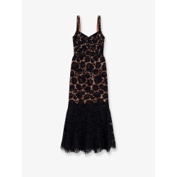 Lace midi dress
