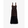 Lace midi dress
