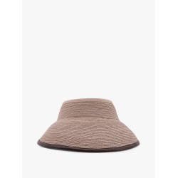 Techno hemp and cotton visor with Monili detail