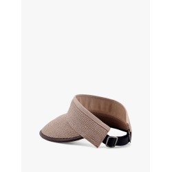 Techno hemp and cotton visor with Monili detail