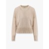 Paper yarn and mohair sweater with lurex effect