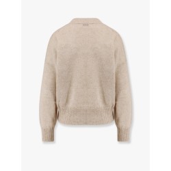 Paper yarn and mohair sweater with lurex effect