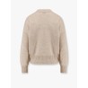 Paper yarn and mohair sweater with lurex effect