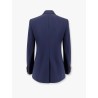 Cotton blazer with iconic gucci crest buttons