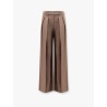 Viscose and linen trouser with frontal pinces