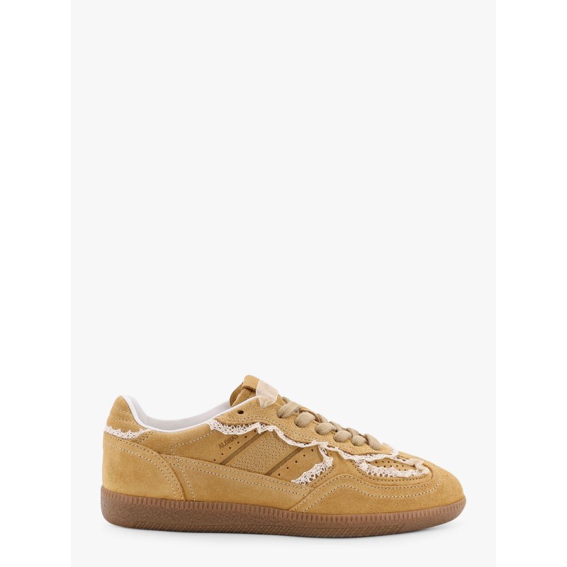 Tb 490 low-top suede sneakers with lace inserts