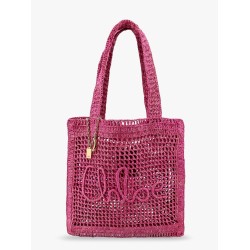 Summer banana rafia tote bag