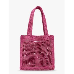 Summer banana rafia tote bag