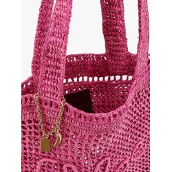 Summer banana rafia tote bag