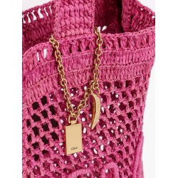 Summer banana rafia tote bag